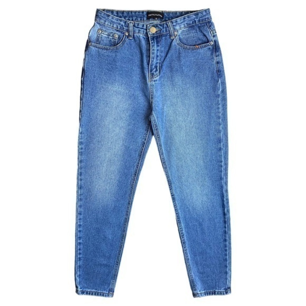 Pretty Little Things Women’s Blue Medium Wash Jeans Size 10